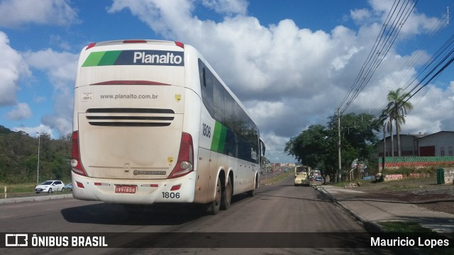 Planalto Transportes 1806 na cidade de Santa Maria, Rio Grande do Sul, Brasil, por Mauricio Lopes. ID da foto: 6722522.