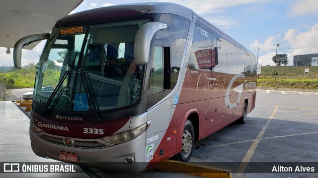 Expresso Gardenia 3335 na cidade de Formiga, Minas Gerais, Brasil, por Ailton Alves. Número da foto: #6723097.