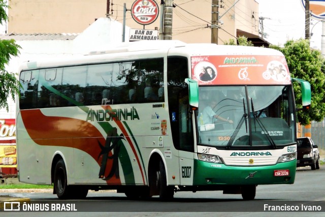 Empresa de Transportes Andorinha 6007 na cidade de Assis, São Paulo, Brasil, por Francisco Ivano. ID da foto: 6724970.