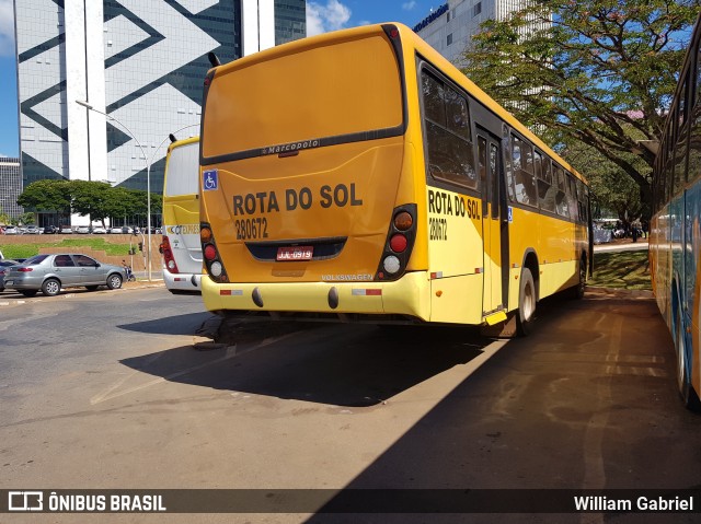 Rota do Sol Turismo 280672 na cidade de Brasília, Distrito Federal, Brasil, por William Gabriel. Número da foto: #6723065.
