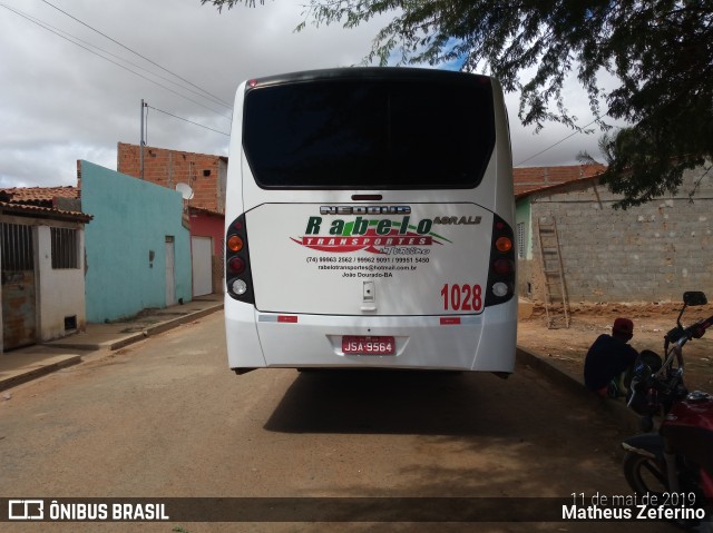 Rabelo Transportes 1028 na cidade de Irecê, Bahia, Brasil, por Matheus Zeferino. ID da foto: 6723053.