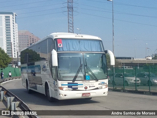 VIDA - Viação Danúbio Azul 5011 na cidade de São Paulo, São Paulo, Brasil, por Andre Santos de Moraes. Número da foto: #6722656.