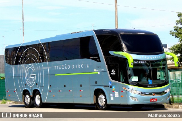 Viação Garcia 8461 na cidade de São Paulo, São Paulo, Brasil, por Matheus Souza. Número da foto: #6725325.