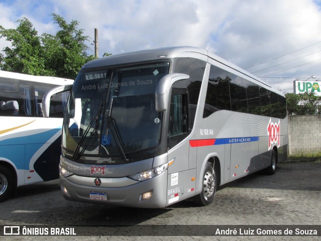 Auto Viação 1001 RJ 108.146 na cidade de Nova Friburgo, Rio de Janeiro, Brasil, por André Luiz Gomes de Souza. Número da foto: #6726190.