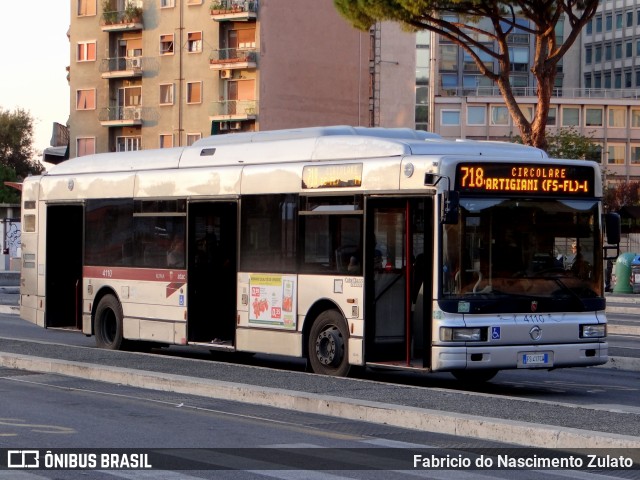 ATAC - Azienda Tramvie e Autobus del Comune di Roma 4110 na cidade de Rome, Rome Capital, Lazio, Itália, por Fabricio do Nascimento Zulato. ID da foto: 6725942.