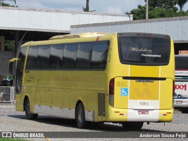 Viação Itapemirim 45815 na cidade de Campos dos Goytacazes, Rio de Janeiro, Brasil, por Anderson Sousa Feijó. ID da foto: 6725604.