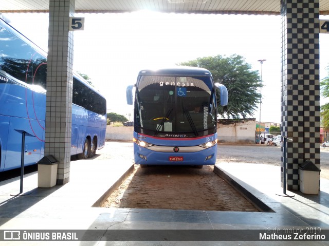 Expresso Guanabara 611 na cidade de Irecê, Bahia, Brasil, por Matheus Zeferino. Número da foto: #6729467.