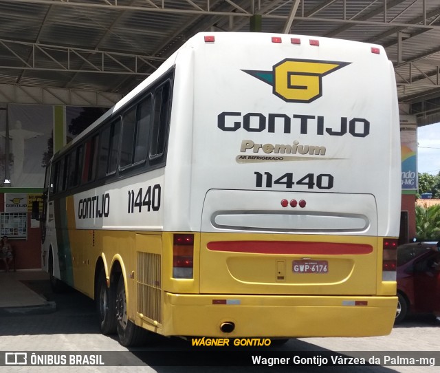 Empresa Gontijo de Transportes 11440 na cidade de Várzea da Palma, Minas Gerais, Brasil, por Wagner Gontijo Várzea da Palma-mg. Número da foto: #6728884.
