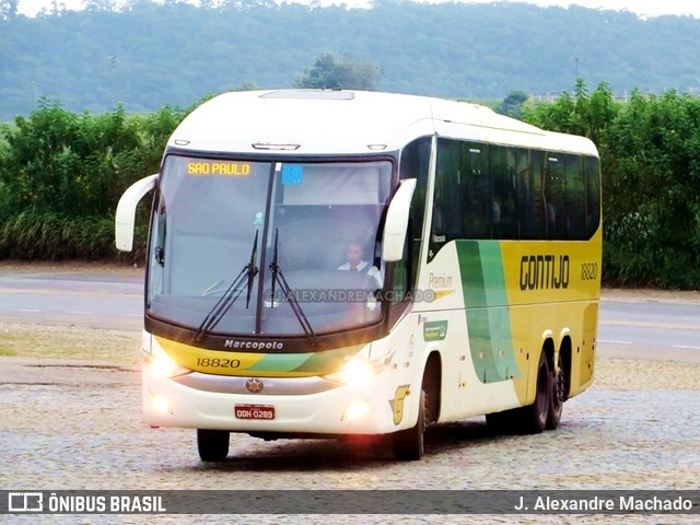 Empresa Gontijo de Transportes 18820 na cidade de João Monlevade, Minas Gerais, Brasil, por J. Alexandre Machado. ID da foto: 6728186.