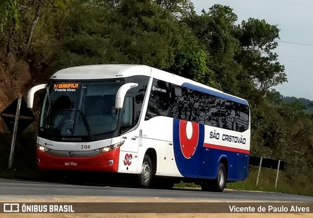 Viação São Cristóvão 2150 na cidade de Santo Antônio do Monte, Minas Gerais, Brasil, por Vicente de Paulo Alves. Número da foto: #6728562.