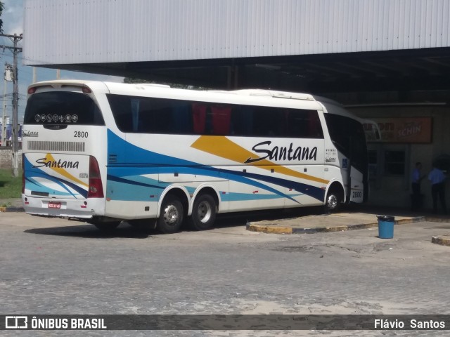 Empresas de Transportes Santana e São Paulo 2800 na cidade de Cruz das Almas, Bahia, Brasil, por Flávio  Santos. ID da foto: 6728083.