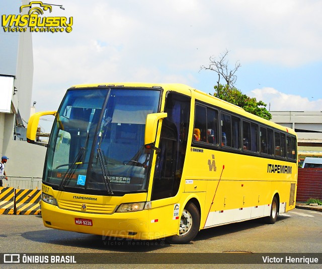 Viação Itapemirim 9707 na cidade de Rio de Janeiro, Rio de Janeiro, Brasil, por Victor Henrique. ID da foto: 6729933.