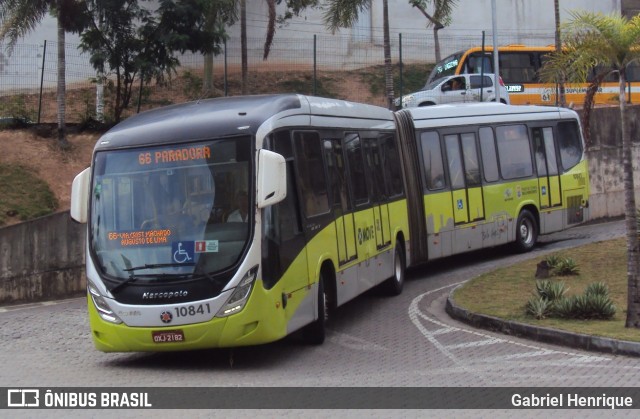 Viação Jardins 10841 na cidade de Belo Horizonte, Minas Gerais, Brasil, por Gabriel Henrique. ID da foto: 6727914.