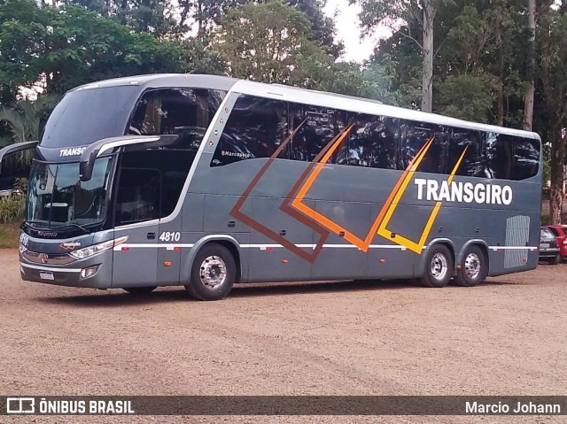 Transgiro Turismo 4810 na cidade de Marechal Cândido Rondon, Paraná, Brasil, por Marcio Johann. Número da foto: #6730331.