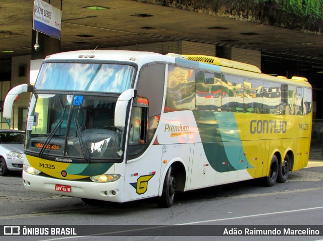 Empresa Gontijo de Transportes 14325 na cidade de Belo Horizonte, Minas Gerais, Brasil, por Adão Raimundo Marcelino. ID da foto: 6732233.