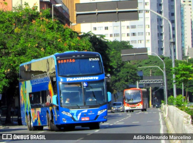 Transnorte - Transporte e Turismo Norte de Minas 87600 na cidade de Belo Horizonte, Minas Gerais, Brasil, por Adão Raimundo Marcelino. ID da foto: 6732196.