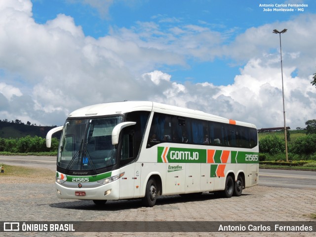 Empresa Gontijo de Transportes 21565 na cidade de João Monlevade, Minas Gerais, Brasil, por Antonio Carlos Fernandes. ID da foto: 6733121.