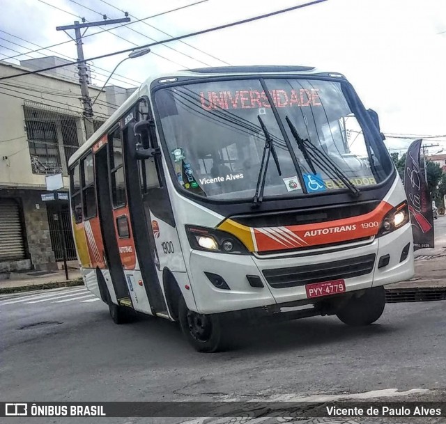 Autotrans > Turilessa 1900 na cidade de Itaúna, Minas Gerais, Brasil, por Vicente de Paulo Alves. ID da foto: 6733947.