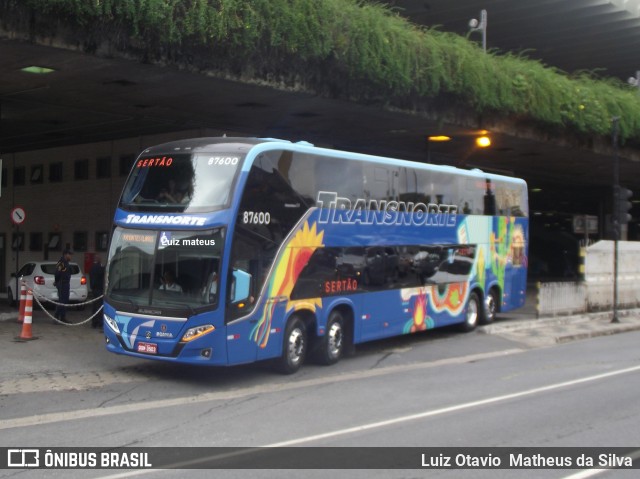 Transnorte - Transporte e Turismo Norte de Minas 87600 na cidade de Belo Horizonte, Minas Gerais, Brasil, por Luiz Otavio Matheus da Silva. Número da foto: #6733833.