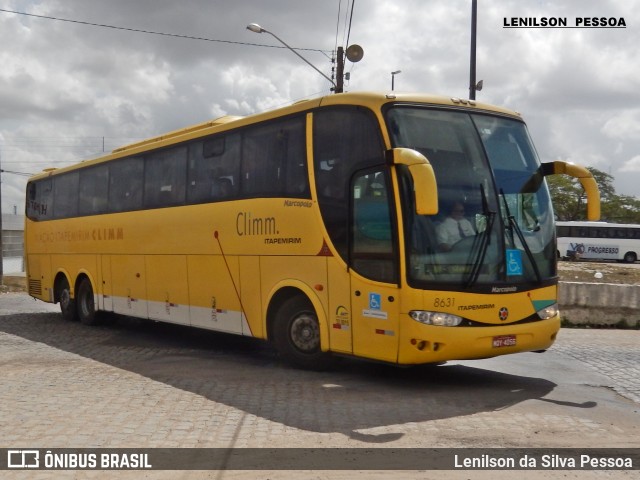 Viação Itapemirim 8631 na cidade de Caruaru, Pernambuco, Brasil, por Lenilson da Silva Pessoa. ID da foto: 6734515.