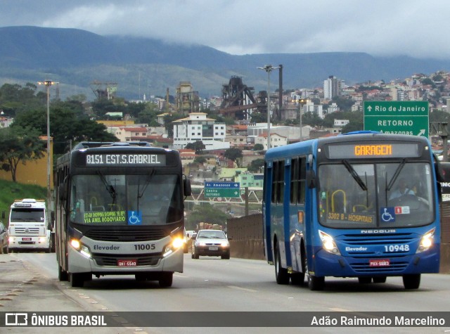 Pampulha Transportes > Plena Transportes 10948 na cidade de Belo Horizonte, Minas Gerais, Brasil, por Adão Raimundo Marcelino. ID da foto: 6734602.