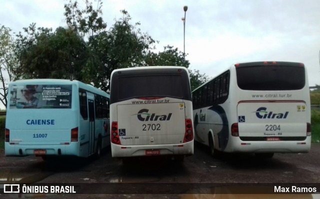 Citral Transporte e Turismo 2204 na cidade de São Leopoldo, Rio Grande do Sul, Brasil, por Max Ramos. ID da foto: 6735079.