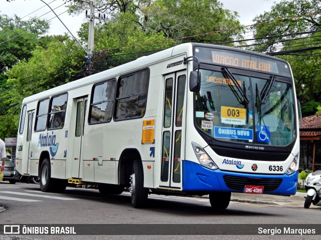 Viação Atalaia Transportes 6336 na cidade de Aracaju, Sergipe, Brasil, por Sergio Marques . Número da foto: #6736941.