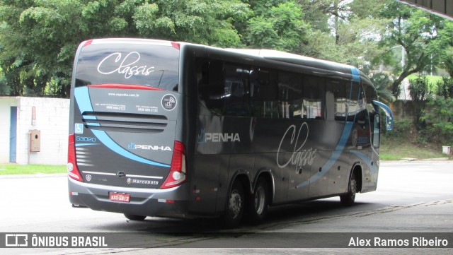 Empresa de Ônibus Nossa Senhora da Penha 53020 na cidade de Taubaté, São Paulo, Brasil, por Alex Ramos Ribeiro. ID da foto: 6737269.