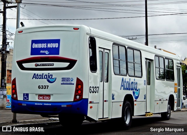Viação Atalaia Transportes 6337 na cidade de Aracaju, Sergipe, Brasil, por Sergio Marques . Número da foto: #6737948.