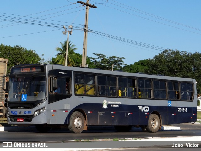 VCB - Viação Cidade de Barreiras 201518 na cidade de Barreiras, Bahia, Brasil, por João Victor. ID da foto: 6737717.