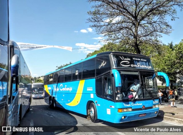 Viação Confiança 2223 na cidade de Belo Horizonte, Minas Gerais, Brasil, por Vicente de Paulo Alves. ID da foto: 6736996.