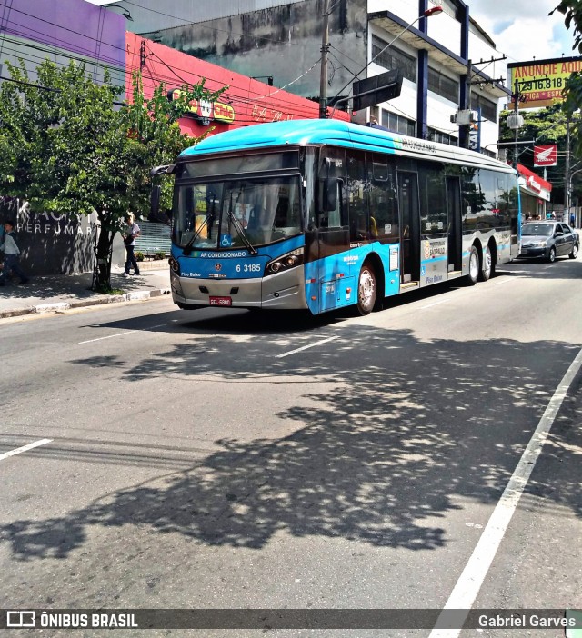 Viação Paratodos > São Jorge > Metropolitana São Paulo > Mobibrasil 6 3185 na cidade de Diadema, São Paulo, Brasil, por Gabriel Garves. Número da foto: #6736224.