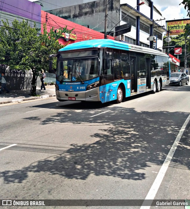 Viação Paratodos > São Jorge > Metropolitana São Paulo > Mobibrasil 6 3185 na cidade de Diadema, São Paulo, Brasil, por Gabriel Garves. ID da foto: 6736224.