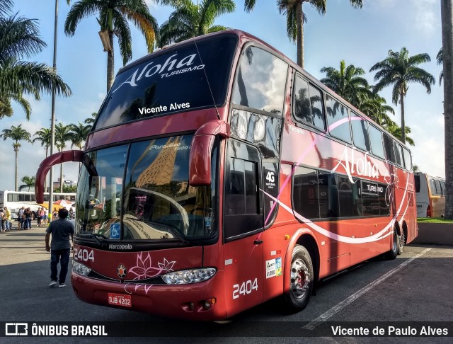 Aloha Turismo 2404 na cidade de Aparecida, São Paulo, Brasil, por Vicente de Paulo Alves. ID da foto: 6737775.