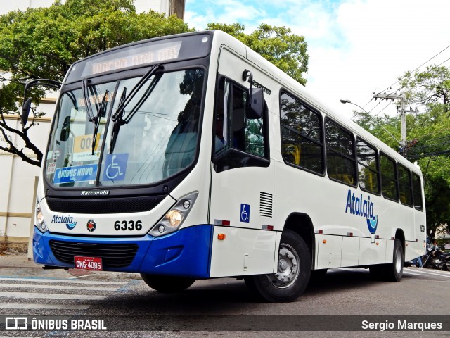 Viação Atalaia Transportes 6336 na cidade de Aracaju, Sergipe, Brasil, por Sergio Marques . Número da foto: #6736950.