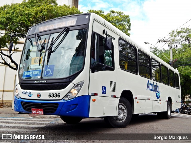 Viação Atalaia Transportes 6336 na cidade de Aracaju, Sergipe, Brasil, por Sergio Marques . ID da foto: 6736950.