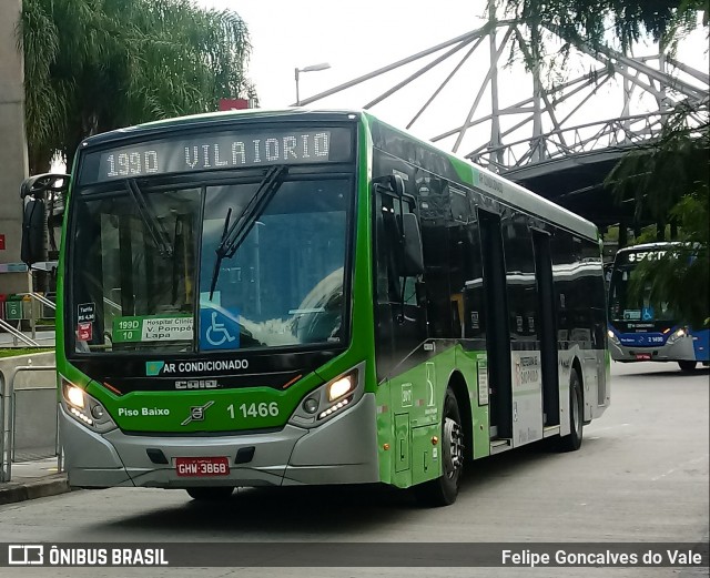 Viação Santa Brígida 1 1466 na cidade de São Paulo, São Paulo, Brasil, por Felipe Goncalves do Vale. ID da foto: 6737324.