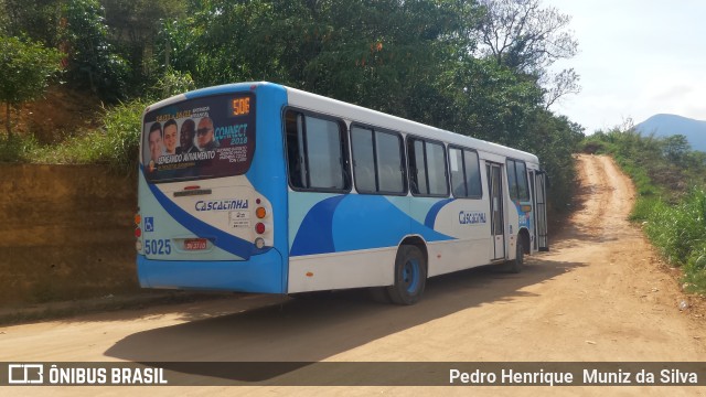 Viação Cascatinha 5025 na cidade de Petrópolis, Rio de Janeiro, Brasil, por Pedro Henrique  Muniz da Silva. ID da foto: 6736702.