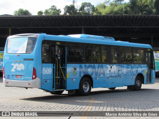 FAOL - Friburgo Auto Ônibus 509 na cidade de Nova Friburgo, Rio de Janeiro, Brasil, por Marco Antônio Silva de Góes. ID da foto: 6735902.
