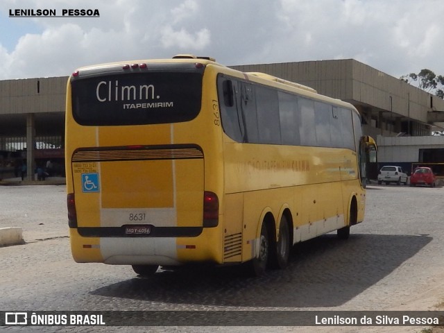 Viação Itapemirim 8631 na cidade de Caruaru, Pernambuco, Brasil, por Lenilson da Silva Pessoa. ID da foto: 6737136.