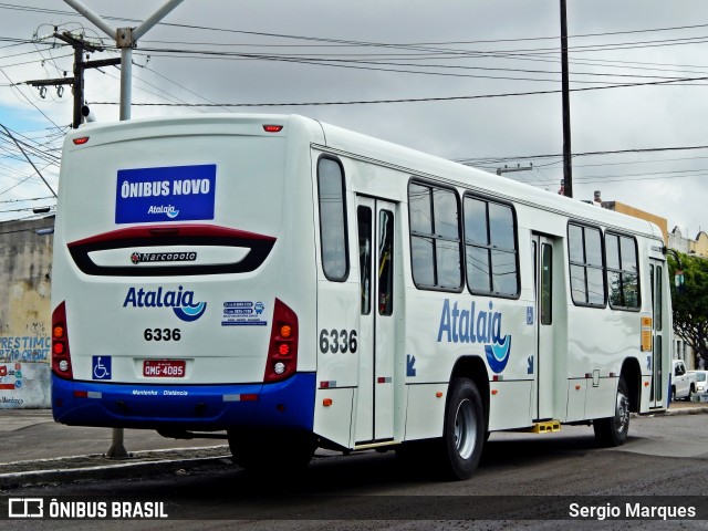 Viação Atalaia Transportes 6336 na cidade de Aracaju, Sergipe, Brasil, por Sergio Marques . Número da foto: #6738547.