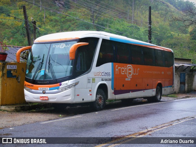 FretBus Fretamento e Turismo 4009 na cidade de Petrópolis, Rio de Janeiro, Brasil, por Adriano Duarte. Número da foto: #6738900.