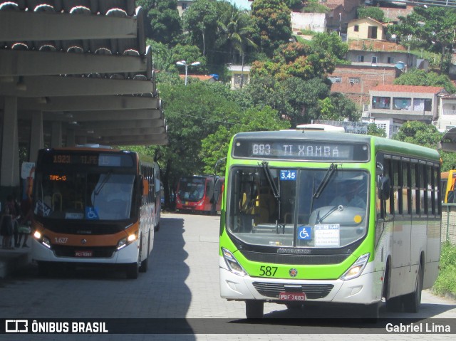 Rodoviária Caxangá 587 na cidade de Olinda, Pernambuco, Brasil, por Gabriel Lima. ID da foto: 6738280.