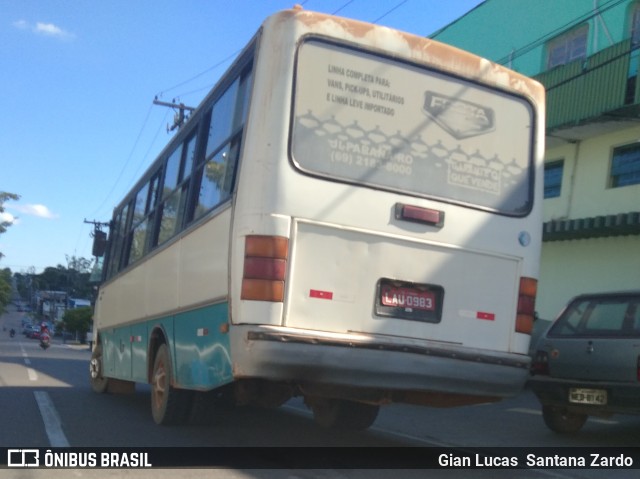 Ônibus Particulares 0983 na cidade de Ji-Paraná, Rondônia, Brasil, por Gian Lucas  Santana Zardo. ID da foto: 6738219.