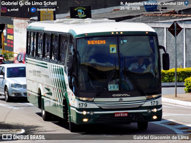 Sajotur - São João Turismo Jundiaí 179 na cidade de Jundiaí, São Paulo, Brasil, por Gabriel Giacomin de Lima. Número da foto: #6739171.