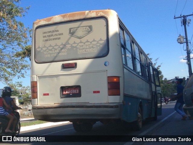 Ônibus Particulares 0983 na cidade de Ji-Paraná, Rondônia, Brasil, por Gian Lucas  Santana Zardo. ID da foto: 6738222.