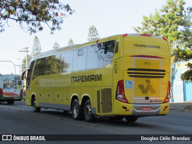 Viação Itapemirim 60753 na cidade de Belo Horizonte, Minas Gerais, Brasil, por Douglas Célio Brandao. Número da foto: #6741018.