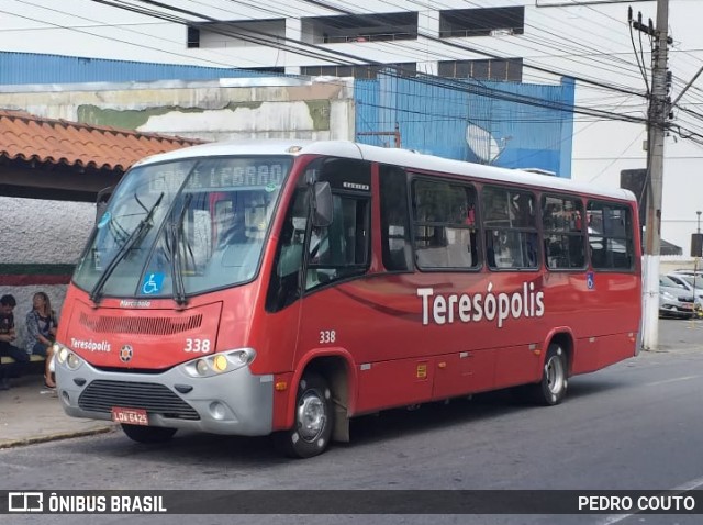 Viação Dedo de Deus 338 na cidade de Teresópolis, Rio de Janeiro, Brasil, por PEDRO COUTO. ID da foto: 6741487.