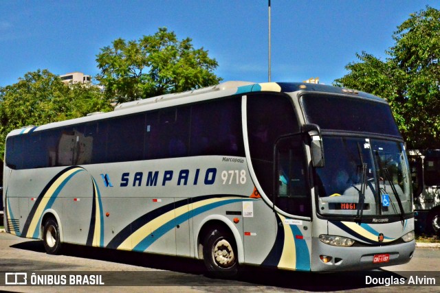 Viação Sampaio 9718 na cidade de Mogi das Cruzes, São Paulo, Brasil, por Douglas Alvim. ID da foto: 6740762.