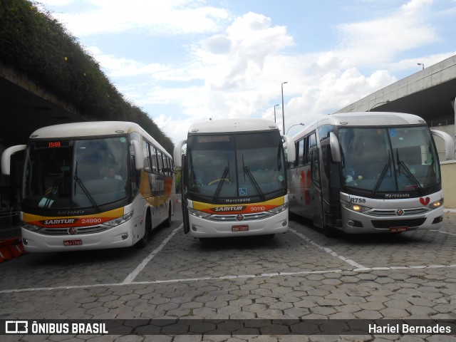 Saritur - Santa Rita Transporte Urbano e Rodoviário 30110 na cidade de Belo Horizonte, Minas Gerais, Brasil, por Hariel Bernades. ID da foto: 6742189.